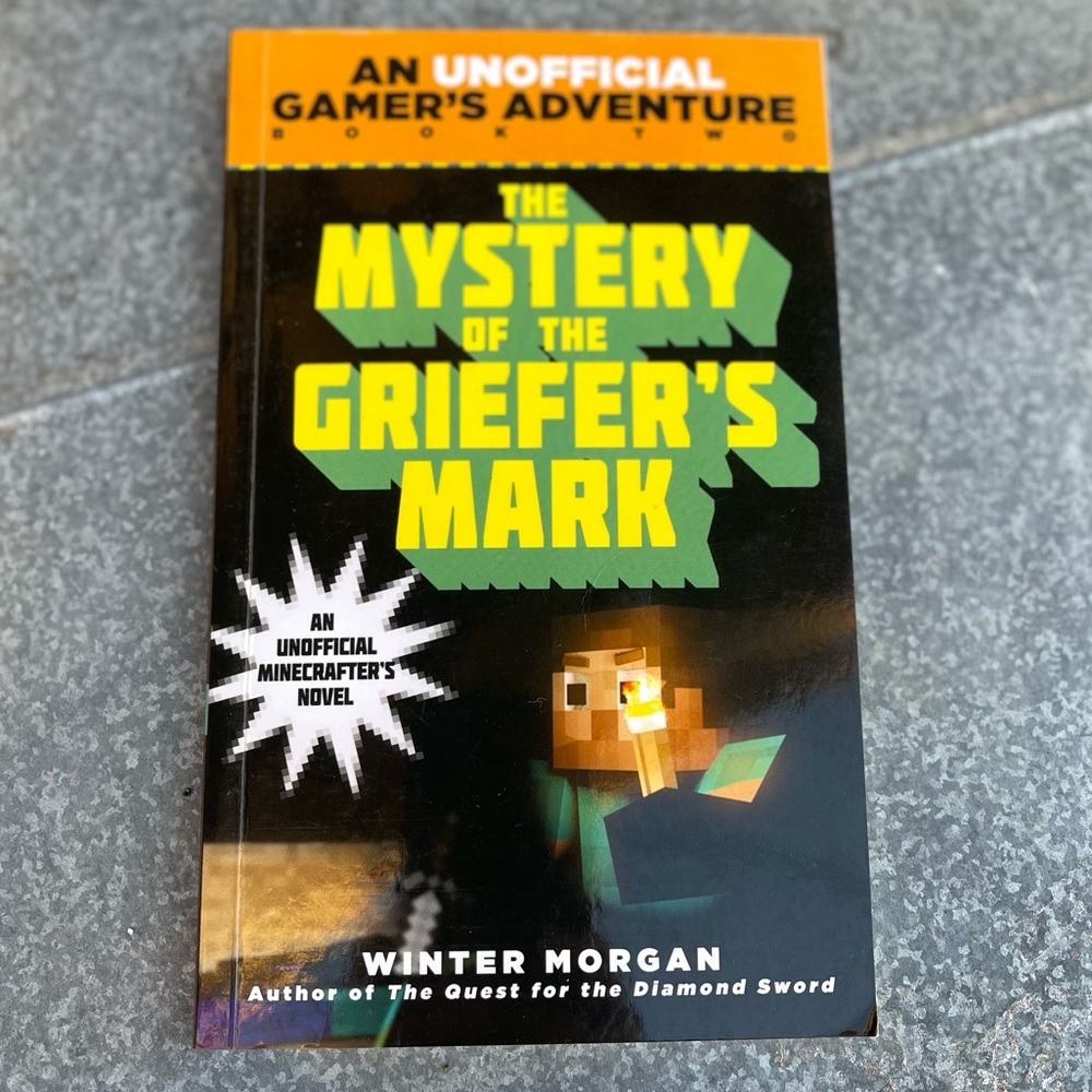 ☀️4/$15☀️Mindcraft “The Mystery of The Griefer’s Mark” Paperback Book